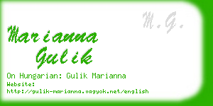 marianna gulik business card